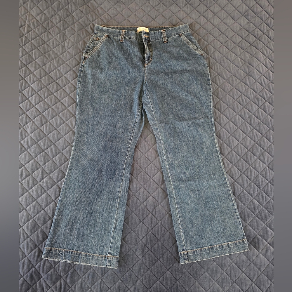 CJ Banks Blue Wide Leg Women's Jeans 16W